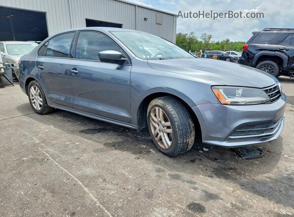 3VW2B7AJXJM247346 2018 VOLKSWAGEN JETTA Серый Передняя правая четверть