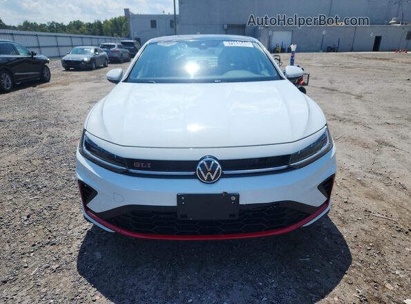 3VW2T7BU6SM065554 2025 VOLKSWAGEN JETTA White წინა ხედი