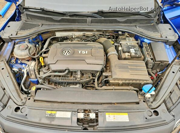 3VW2T7BUXPM059943 2023 VOLKSWAGEN JETTA Blue Widok wnętrza z tyłu