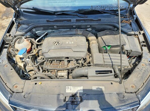 3VW4T7AJXHM301471 2017 VOLKSWAGEN JETTA Charcoal უკანა სალონის ხედი