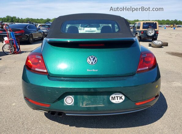 3VW517ATXHM819074 2017 VOLKSWAGEN BEETLE Teal Vista trasera