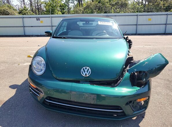 3VW517ATXHM819074 2017 VOLKSWAGEN BEETLE Teal Vista frontal
