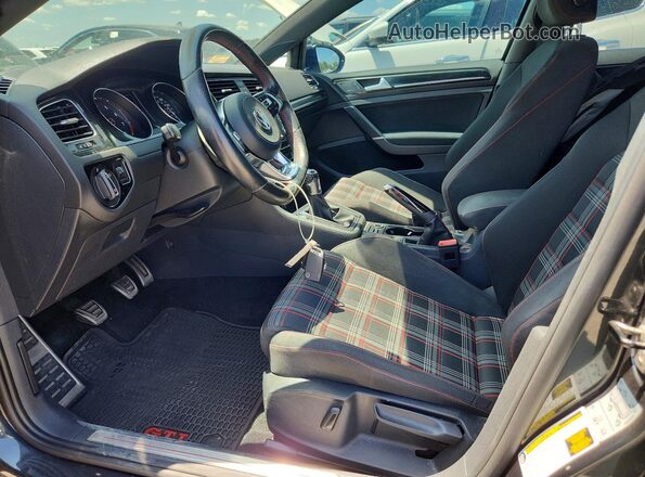 3VW547AU1HM004441 2017 VOLKSWAGEN GTI Gray Vista interior delantera