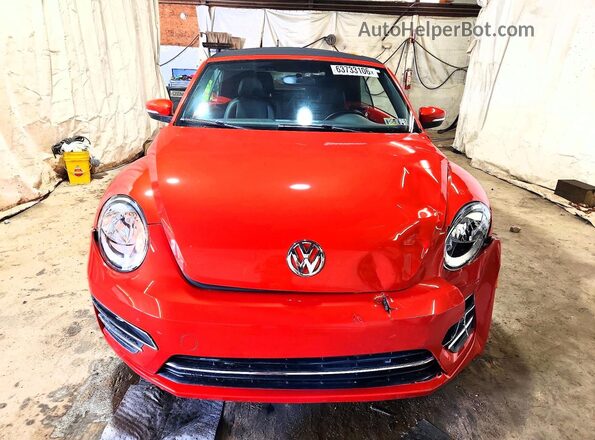 3VW5DAAT5KM501830 2019 VOLKSWAGEN BEETLE Red Вид спереду