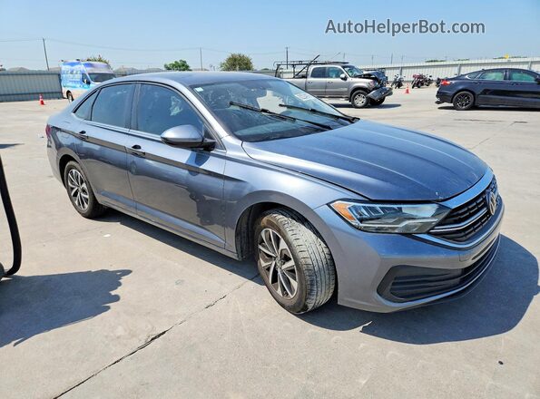 3VW5M7BU5PM020252 2023 VOLKSWAGEN JETTA Gray Delantero derecho