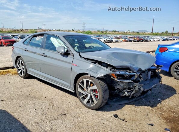 3VW6T7BU5KM223805 2019 VOLKSWAGEN JETTA Серый Передняя правая четверть