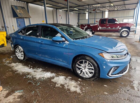 3VW7X7BU2SM076402 2025 VOLKSWAGEN JETTA Blue Передня права чверть