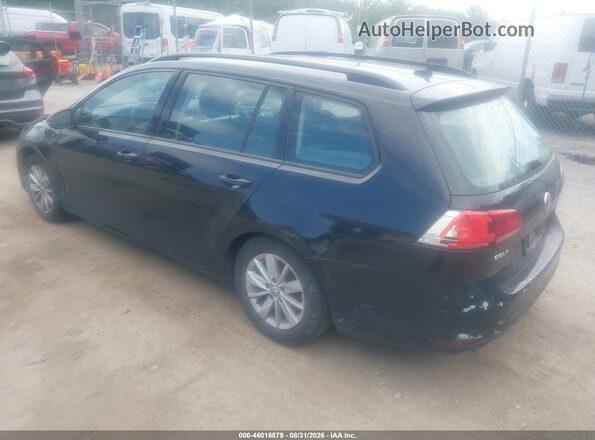 3VWA17AUXHM502080 2017 VOLKSWAGEN GOLF Черный Задняя левая четверть