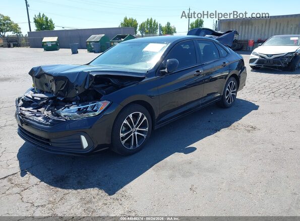3VWAM7BU5NM019372 2022 VOLKSWAGEN JETTA Black Przód lewy
