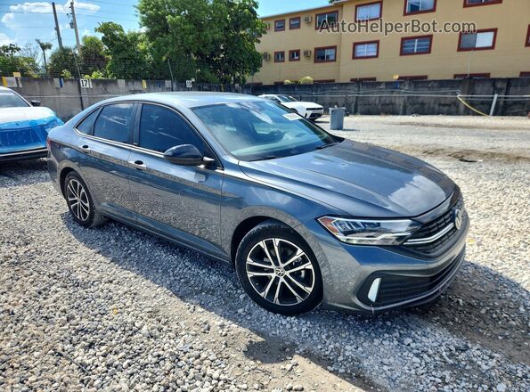 3VWAM7BU9PM034217 2023 VOLKSWAGEN JETTA Серый Передняя правая четверть