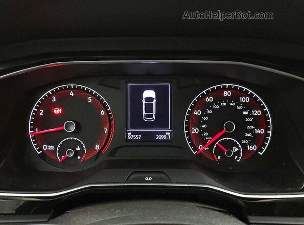 3VWC57BU2KM189271 2019 VOLKSWAGEN JETTA Blue Սարքավորումների վահանակի տեսք