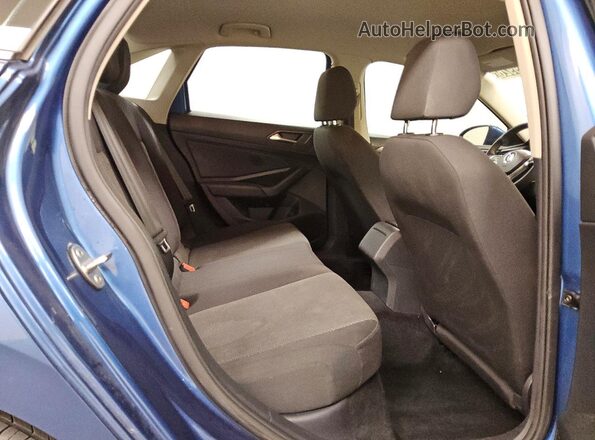 3VWC57BU2KM189271 2019 VOLKSWAGEN JETTA Blue Հետևի նստատեղերի տեսք