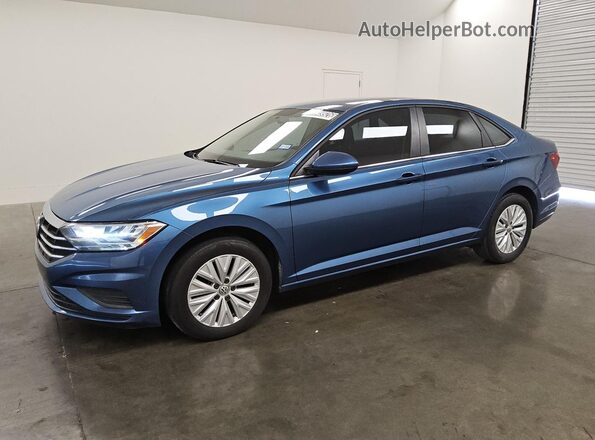 3VWC57BU2KM189271 2019 VOLKSWAGEN JETTA Blue Սալոնի 360 աստիճան տեսք