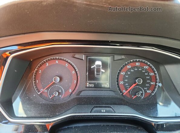 3VWC57BU3KM245802 2019 VOLKSWAGEN JETTA Gray Вид щитка приладів