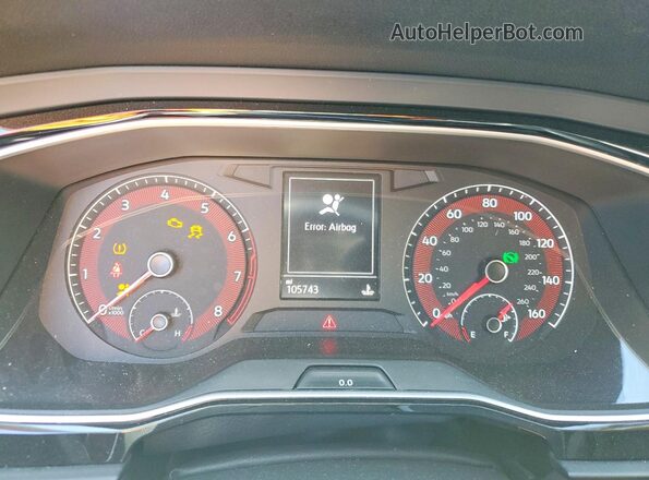 3VWC57BU3KM272840 2019 VOLKSWAGEN JETTA Black Instrument cluster view
