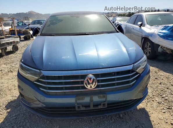 3VWC57BU4MM049872 2021 VOLKSWAGEN JETTA Синий Вид спереди