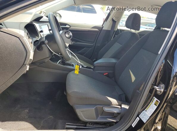 3VWC57BU6KM033525 2019 VOLKSWAGEN JETTA Black Widok wnętrza z przodu