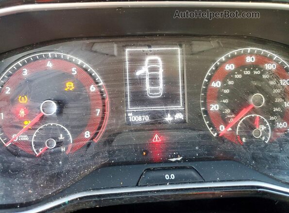 3VWC57BU6LM103767 2020 VOLKSWAGEN JETTA Gray Вид щитка приладів