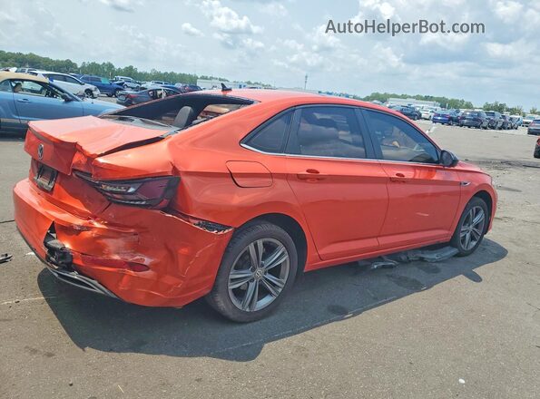 3VWC57BU7KM163927 2019 VOLKSWAGEN JETTA Оранжевый Задняя правая четверть