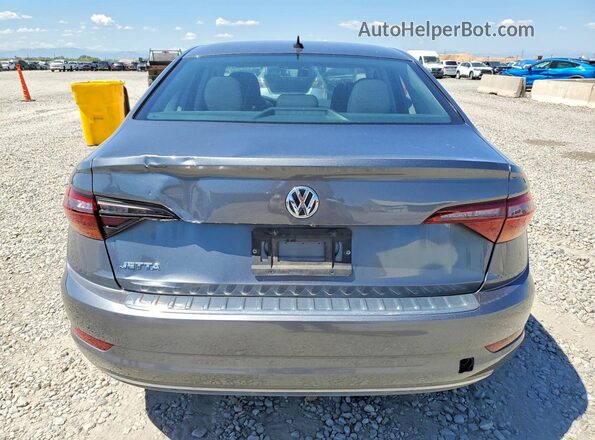 3VWC57BU8KM154136 2019 VOLKSWAGEN JETTA Gray Вид ззаду