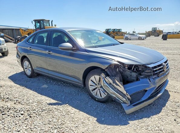 3VWC57BU8KM154136 2019 VOLKSWAGEN JETTA Gray Передня права чверть
