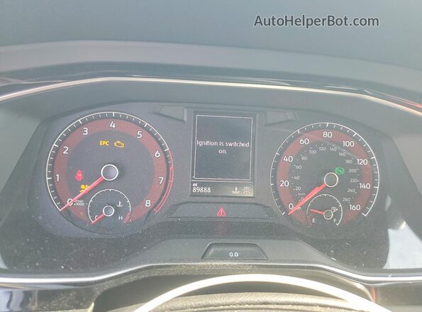3VWC57BU9KM120366 2019 VOLKSWAGEN JETTA White Вид щитка приладів
