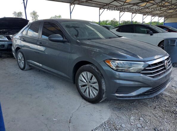 3VWCB7BU3KM240950 2019 VOLKSWAGEN JETTA Серый Передняя правая четверть