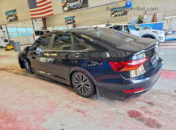 3VWCB7BU5KM158315 2019 VOLKSWAGEN JETTA Black Tył lewy