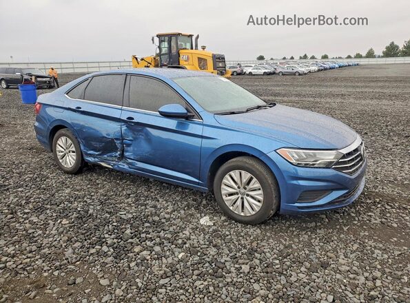 3VWCB7BU8LM072935 2020 VOLKSWAGEN JETTA Blue Передня права чверть