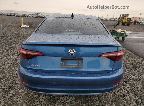3VWCB7BU8LM072935 2020 VOLKSWAGEN JETTA Blue Вид ззаду