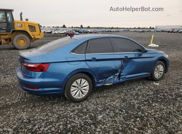 3VWCB7BU8LM072935 2020 VOLKSWAGEN JETTA Blue Задня права чверть