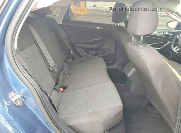 3VWCB7BU8LM072935 2020 VOLKSWAGEN JETTA Blue Вид задніх сидінь