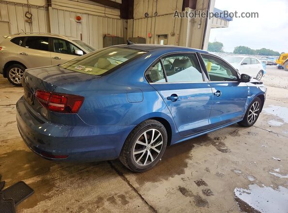 3VWDB7AJ4JM250378 2018 VOLKSWAGEN JETTA Blue Задня права чверть