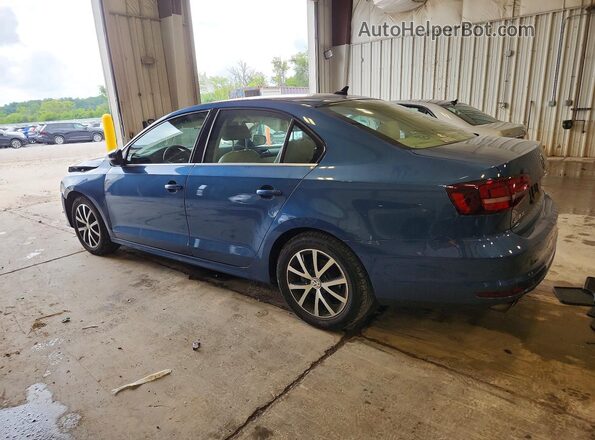 3VWDB7AJ4JM250378 2018 VOLKSWAGEN JETTA Blue Задня ліва чверть