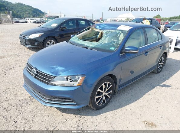 3VWDB7AJ9HM245865 2017 VOLKSWAGEN JETTA Blue Front left