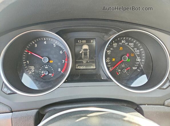 3VWDB7AJ9HM366461 2017 VOLKSWAGEN JETTA Gray Вид щитка приладів