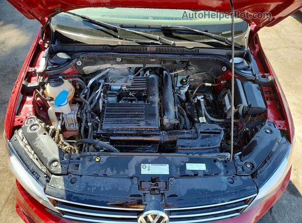 3VWDB7AJ9HM403072 2017 VOLKSWAGEN JETTA Red Vista interior trasera