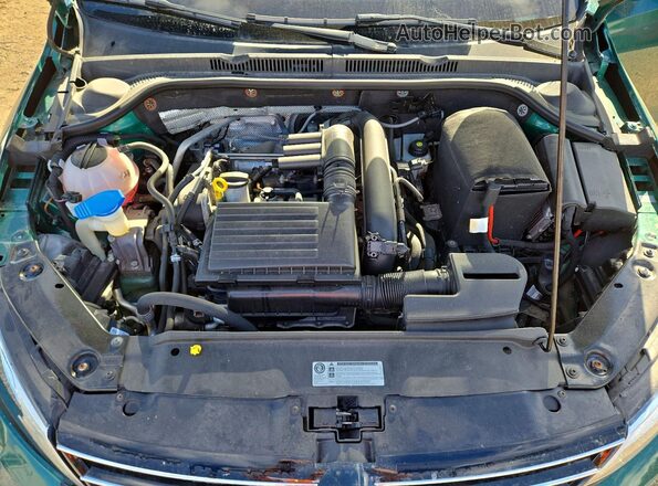 3VWDB7AJXHM328611 2017 VOLKSWAGEN JETTA Green Вид задньої частини салону