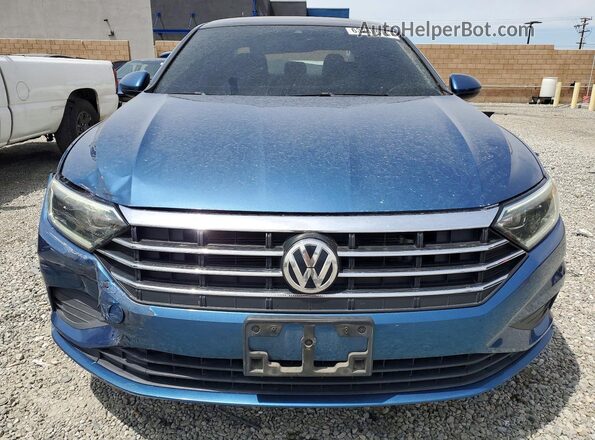 3VWE57BU3LM084684 2020 VOLKSWAGEN JETTA Blue Widok z przodu