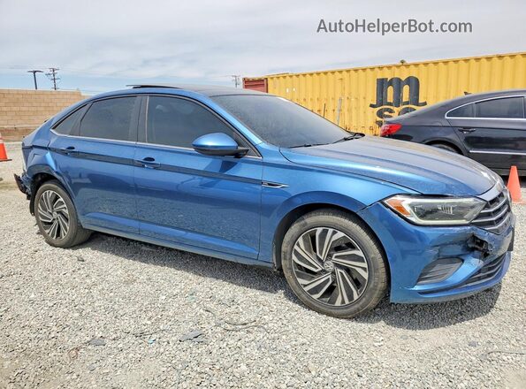 3VWE57BU3LM084684 2020 VOLKSWAGEN JETTA Blue Przód prawy
