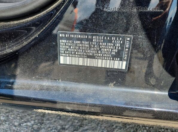 3VWEM7BU6RM041534 2024 VOLKSWAGEN JETTA Black Շարժիչի բաժամունքի տեսք