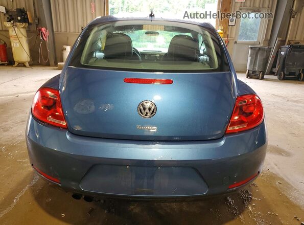 3VWF17AT3GM606180 2016 VOLKSWAGEN BEETLE Blue Вид ззаду