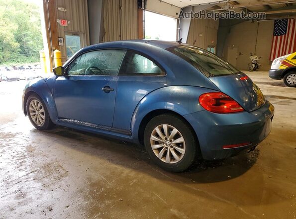 3VWF17AT3GM606180 2016 VOLKSWAGEN BEETLE Blue Задня ліва чверть