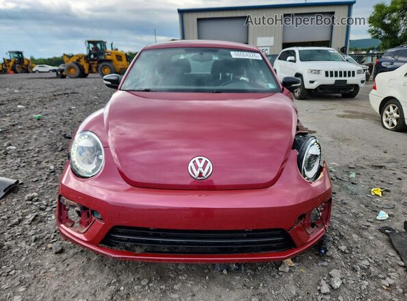 3VWF17AT7HM604434 2017 VOLKSWAGEN BEETLE Pink Front view