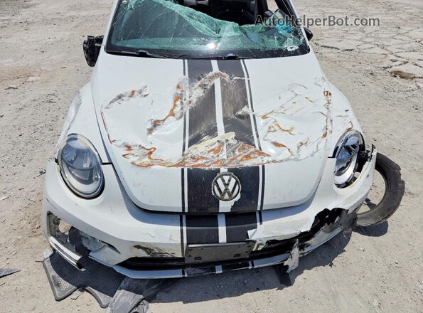 3VWF17AT8HM628189 2017 VOLKSWAGEN BEETLE White Вид задньої частини салону