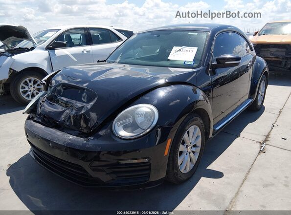 3VWFD7AT1KM708593 2019 VOLKSWAGEN BEETLE Black Przód lewy