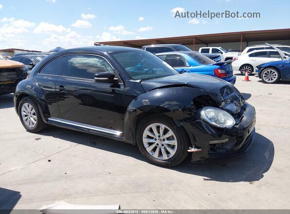 3VWFD7AT1KM708593 2019 VOLKSWAGEN BEETLE Black Widok wnętrza z tyłu