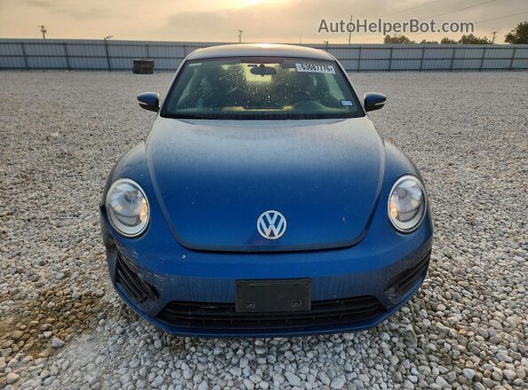 3VWFD7AT6KM717323 2019 VOLKSWAGEN BEETLE Blue Vista frontal