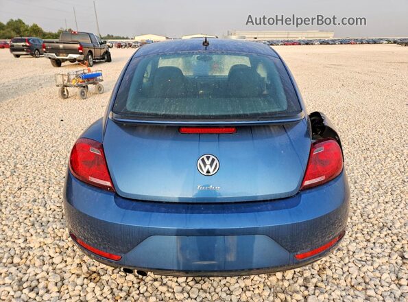 3VWFD7AT6KM717323 2019 VOLKSWAGEN BEETLE Blue Vista trasera