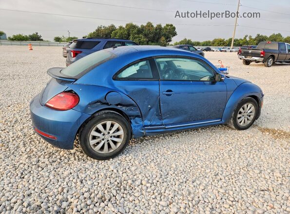 3VWFD7AT6KM717323 2019 VOLKSWAGEN BEETLE Blue Trasero derecho